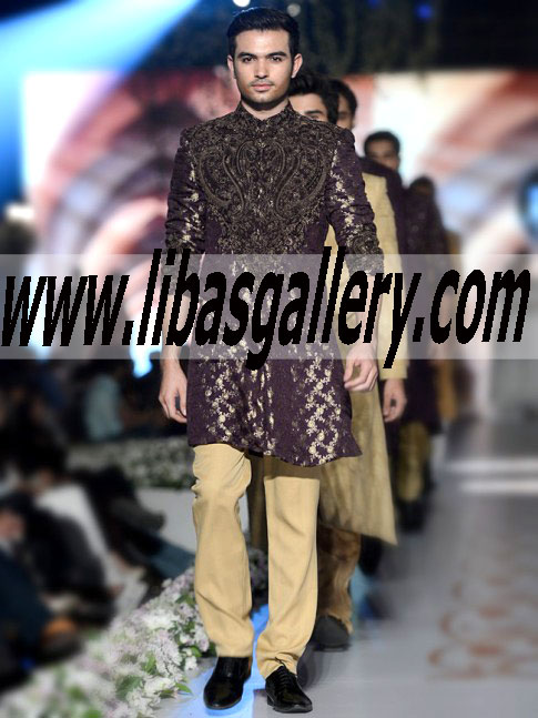 HSY Wedding Sherwani Collection,Buy Wedding Designer HSY Sherwani for Grooms,Wedding Engagement Sherwani,HSY Wedding Sherwani Online at Low Prices in Stafford, Stoke-on-Trent, Nottingham, Derby, Loughborough, UK